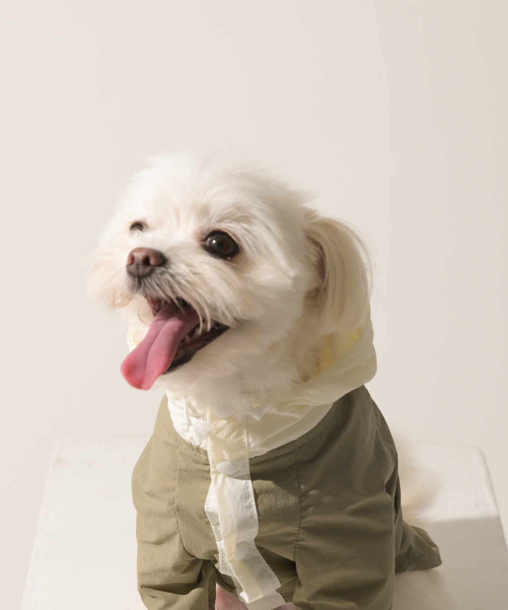 2Tone Botanical Color Jacket 2トーンボタニカルカラージャケット【巾着付き】(4color)