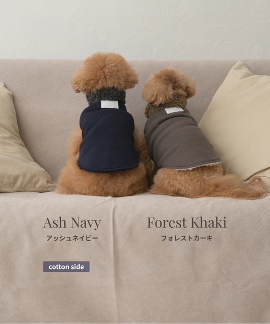 【Link Collection】Eco-Fur Reversible Vest　エコファーリバーシブルベスト（３color）