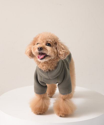 【10月24日（土）10:00 販売開始】　High-Neck Recycled Ribbed Fleece　ハイネックリサイクルリブフリース