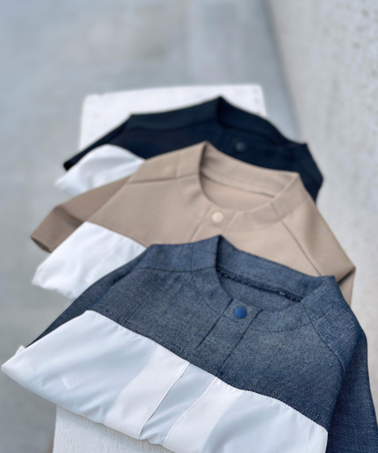 Bicolor one-piece　バイカラーワンピース（3color）