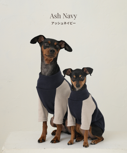 【Link Collection】Bicolor High-Neck Top　バイカラーハイネックトップス（３color）