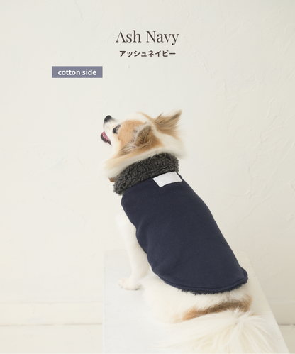 【Link Collection】Eco-Fur Reversible Vest　エコファーリバーシブルベスト（３color）