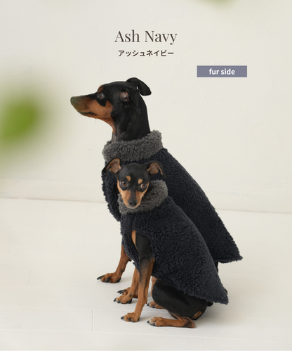 【Link Collection】Eco-Fur Reversible Vest　エコファーリバーシブルベスト（３color）