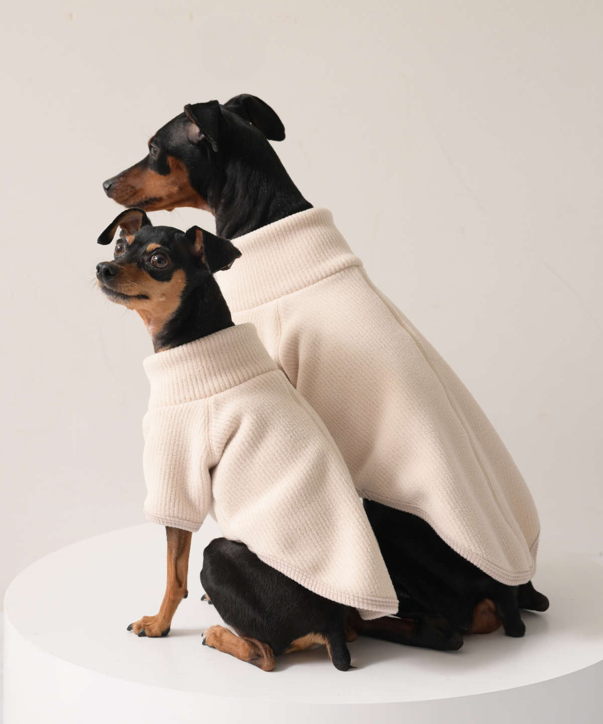 【10月24日（土）10:00 販売開始】　High-Neck Recycled Ribbed Fleece　ハイネックリサイクルリブフリース