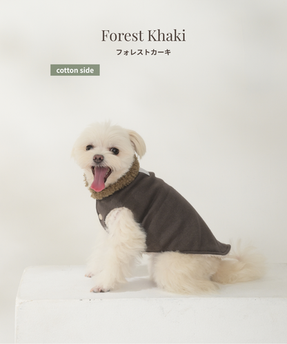 【Link Collection】Eco-Fur Reversible Vest　エコファーリバーシブルベスト（３color）