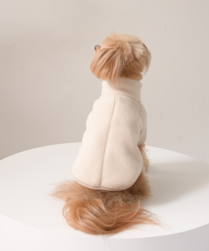 【10月24日（土）10:00 販売開始】　High-Neck Recycled Ribbed Fleece　ハイネックリサイクルリブフリース